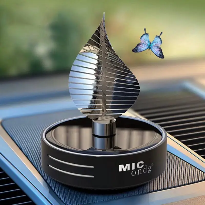 Car Air Freshener Diffuser Aromatherapy Diffuser Car Scent Diffuser Air Freshener Car Accessories Solar-Powered Eco-Friendly For